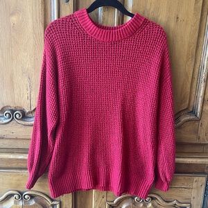 American Eagle Waffle knit sweater